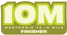 Medtronic TC 10 Mile Finisher Sticker