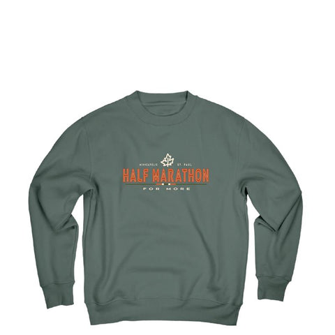 Half Marathon Fleece Crew - Pewter (Unisex Sizing)
