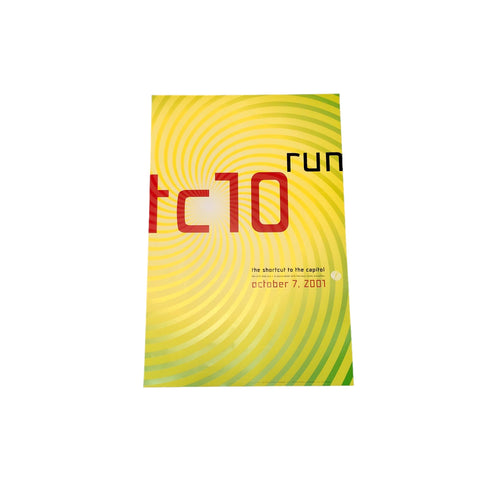 2001 TC10 Mile Run Poster