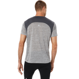 Marathon ASICS Road Short Sleeve Top - Piedmont Grey/Dark Grey (Men's Sizing)