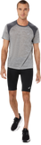 Marathon ASICS Road Short Sleeve Top - Piedmont Grey/Dark Grey (Men's Sizing)