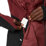 Marathon FINISHER ASICS Road Winter Jacket - Dark Red Planet (Men's Sizing)