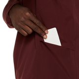 Marathon ASICS Metarun Waterproof Jacket - Dark Red Planet (Men's Sizing)