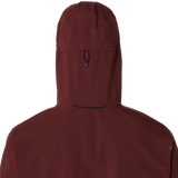 Marathon ASICS Metarun Waterproof Jacket - Dark Red Planet (Men's Sizing)