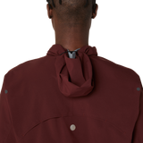 Marathon ASICS Metarun Waterproof Jacket - Dark Red Planet (Men's Sizing)