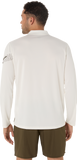 10 Mile ASICS Icon 1/2 Zip Long Sleeve Top - Cream (Men's Sizing)