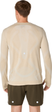 Marathon ASICS Road Seamless LS Top - Cream (Men's Sizing)