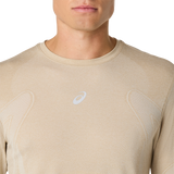 Marathon ASICS Road Seamless LS Top - Cream (Men's Sizing)