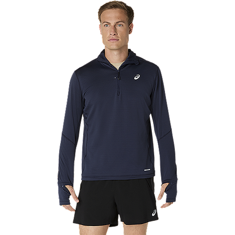 Marathon ASICS Road Winter Long Sleeve Hoodie - Black (Men's Sizing)
