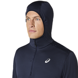 Marathon ASICS Road Winter Long Sleeve Hoodie - Black (Men's Sizing)