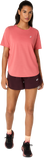 Marathon ASICS Road SS Top - Dark Pink Clay (Women's Sizing)