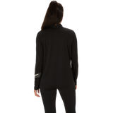 Marathon ASICS Icon 1/2 Zip LS Top - Black (Women's Sizing)