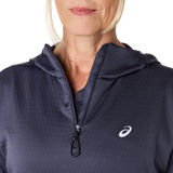Marathon ASICS Road Winter Long Sleeve Hoodie - Indigo Fog (Women's Sizing)