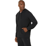 Marathon ASICS Sweat Full Zip Hoodie - Black (Unisex Sizing)