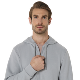 Marathon ASICS Sweat Full Zip Hoodie - Piedmont Grey Heather (Unisex Sizing)