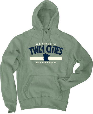 Marathon Sanded Hoodie - Agave (Unisex Sizing)