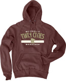 Marathon Sanded Hoodie - Maroon (Unisex Sizing)