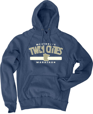 Marathon Sanded Hoodie - Steel Blue (Unisex Sizing)