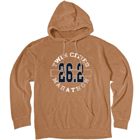 Marathon Dyed Ringspun Fleece Hoodie - Adobe