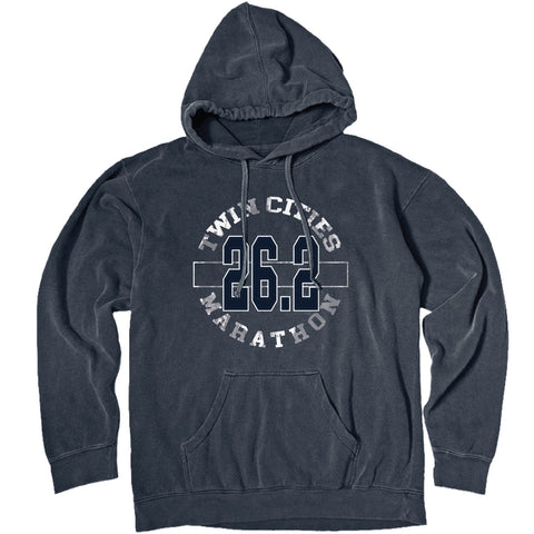 Marathon Dyed Ringspun Fleece Hoodie - Indigo
