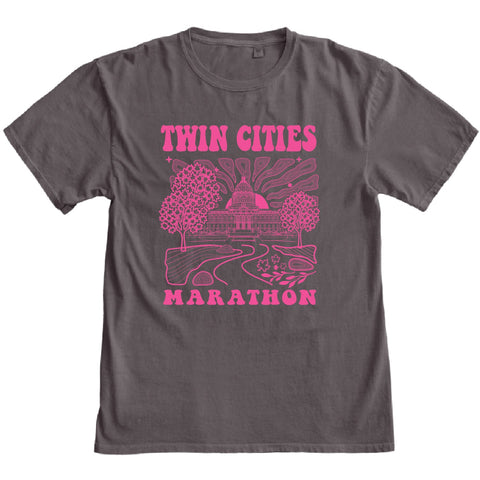 Marathon Dyed Ringspun Tee - Amethyst