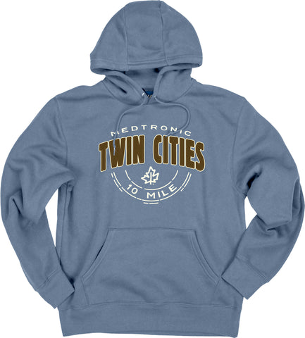 10 Mile Fleece Hoodie - Baltic (Unisex Sizing)