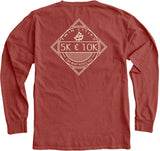 5K/10K Long Sleeve Tee - Nantucket Red (Unisex Sizing)