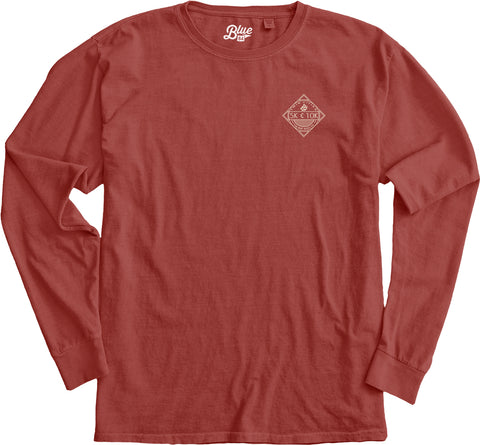 5K/10K Long Sleeve Tee - Nantucket Red (Unisex Sizing)
