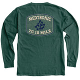 10 Mile Long Sleeve Tee - Evergreen (Unisex Sizing)