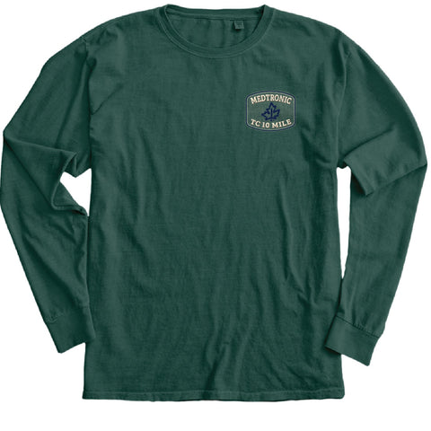 10 Mile Long Sleeve Tee - Evergreen (Unisex Sizing)
