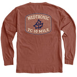 10 Mile Long Sleeve Tee - Redwood (Unisex Sizing)