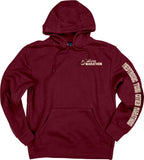 Marathon Fleece Hoodie - Garnet (Unisex Sizing)