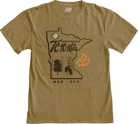 10 Mile Short Sleeve Tee - Cider (Unisex Sizing)