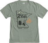 10 Mile Short Sleeve Tee - Light Fennel (Unisex Sizing)
