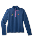 Brooks 10 Mile Dash Half Zip - Aegean (Women's Sizing)