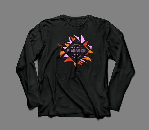 Marathon FINISHER ASICS Tri-Blend Long Sleeve (Women's Sizing)