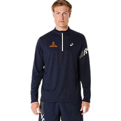 Marathon ASICS Icon LS 1/2 Zip - Midnight (Men's Sizing)