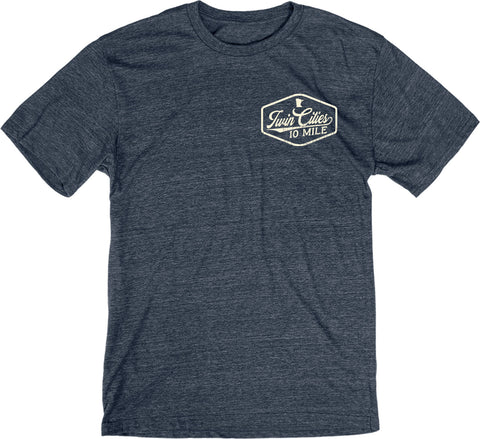 10-Mile Tri-Blend Short Sleeve - Navy (Unisex Sizing)