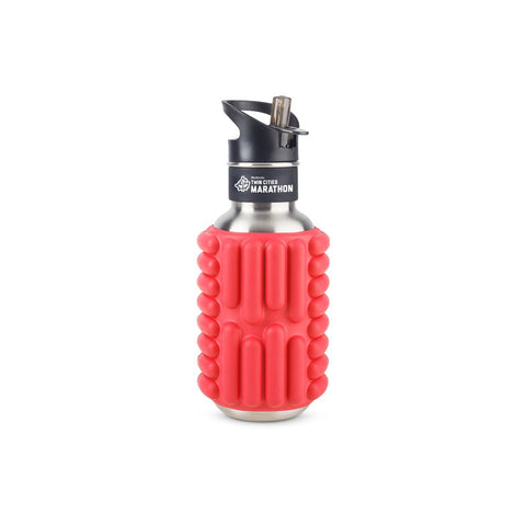 MOBOT Marathon Foam Roller Water Bottle - Red Apple