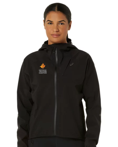 Asics Marathon MetaRun Waterproof Jacket - Black (Women's Sizing)