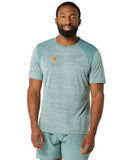 Asics Marathon Road Short Sleeve Top - Light Celadon/Celadon (Men's Sizing)