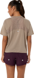 ASICS Marathon Nagino Run SS Top - Women's (Greige)