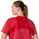 ASICS Marathon Nagino Run SS Top - Women's (Speed Red)