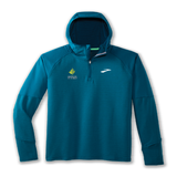 Brooks 10 Mile Notch Thermal Hoodie - Ocean (Men's Sizing)