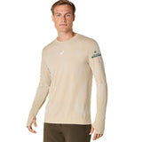 Marathon ASICS Road Seamless LS Top - Cream (Men's Sizing)