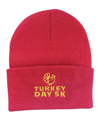 Turkey Day 5k Red Beanie