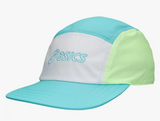 ASICS Performance Run 5 Panel Cap - Energy Aqua/White