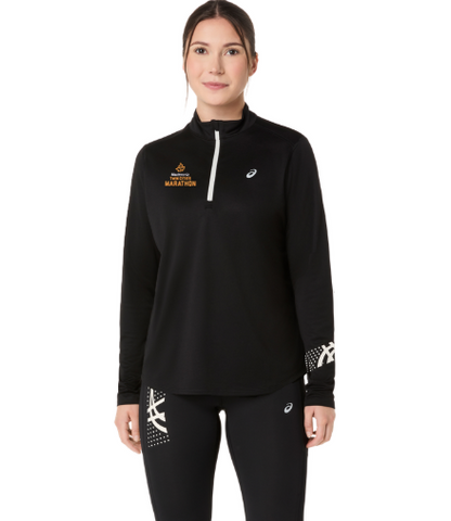 ASICS 2026 Marathon Icon LS 1/2 Zip - Women's (Performance Black)