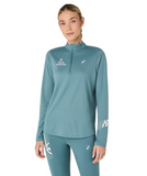 ASICS 2026 Marathon Icon LS 1/2 Zip - Women's (Foggy Teal)