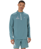 ASICS 2026 Marathon Icon LS 1/2 Zip - Men's (Foggy Teal)